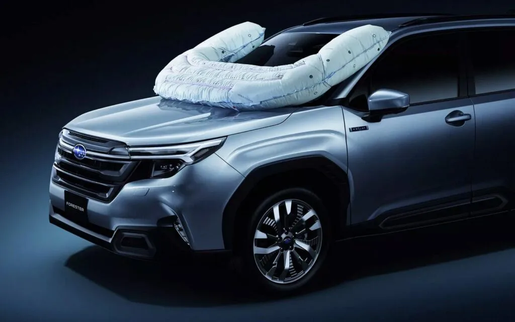 subaru airbag ciclistas