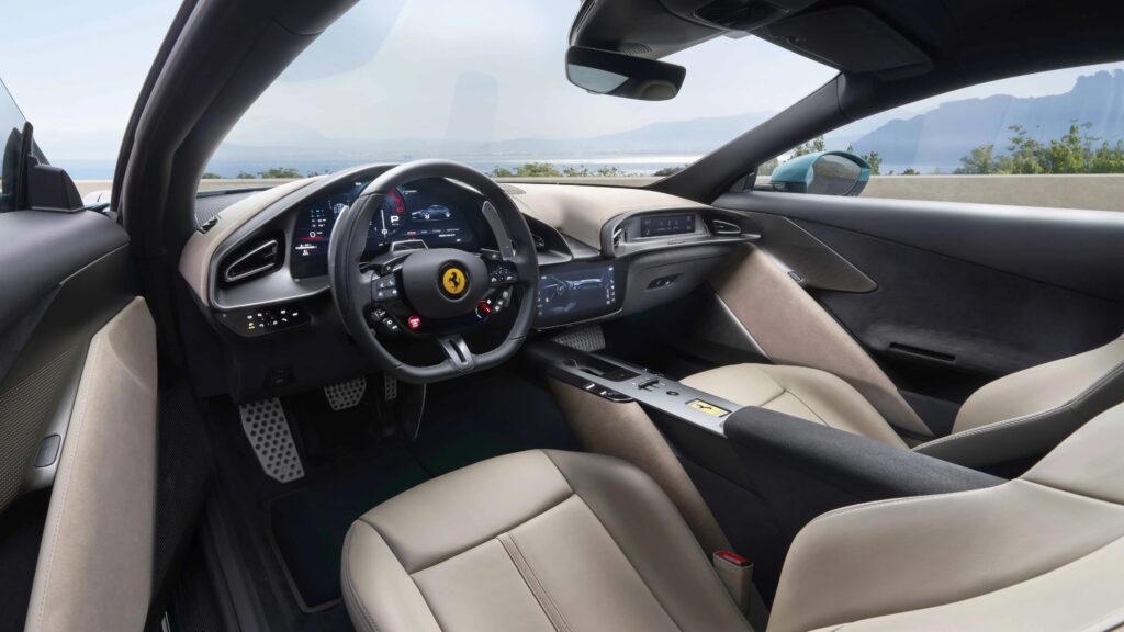 ferrari amalfi interior