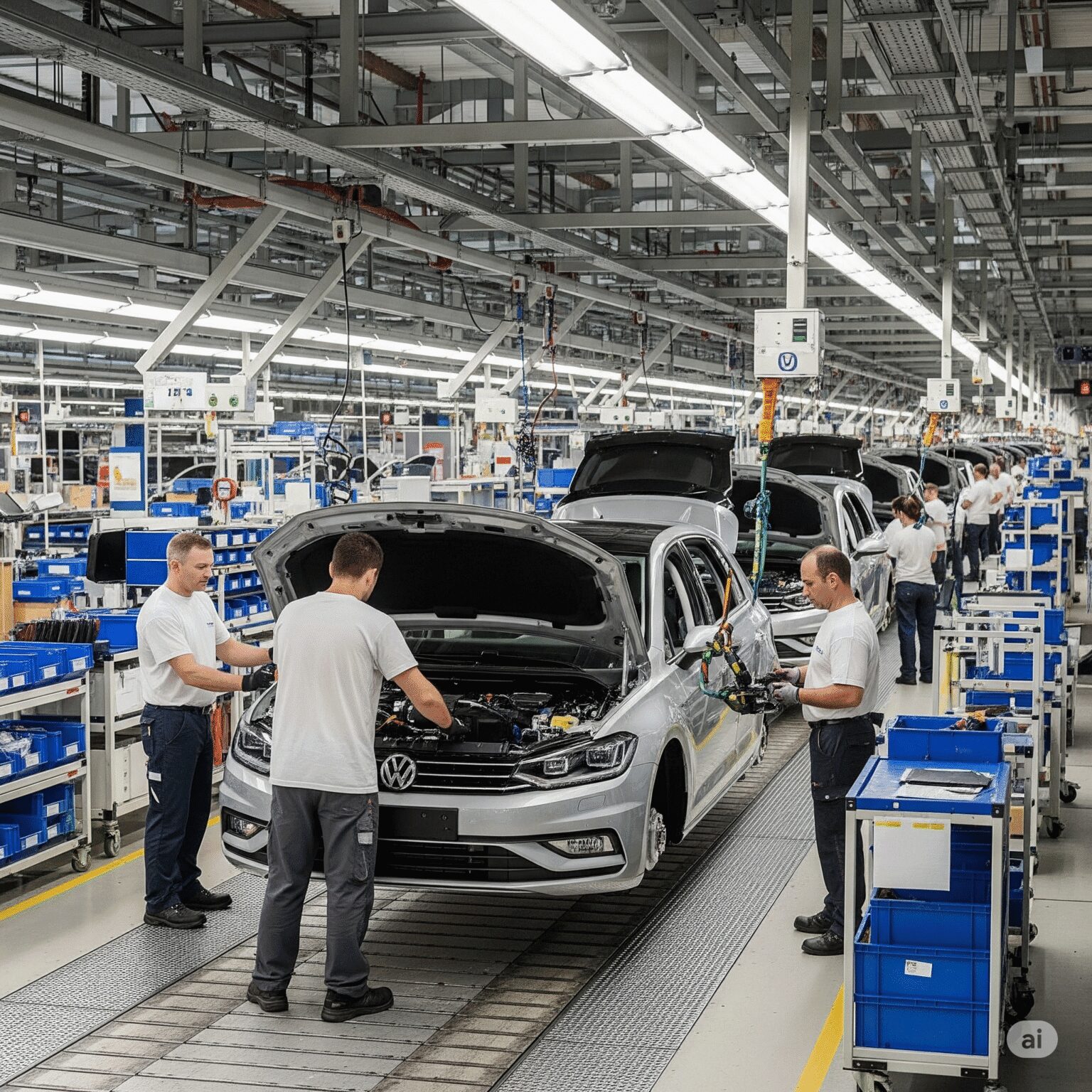 Crisis en Volkswagen Alemania: Cierres, Despidos y Futuro chino en el 2026? Fábrica de Volkswagen en Wolfsburgo Alemania crisis automotriz 2026