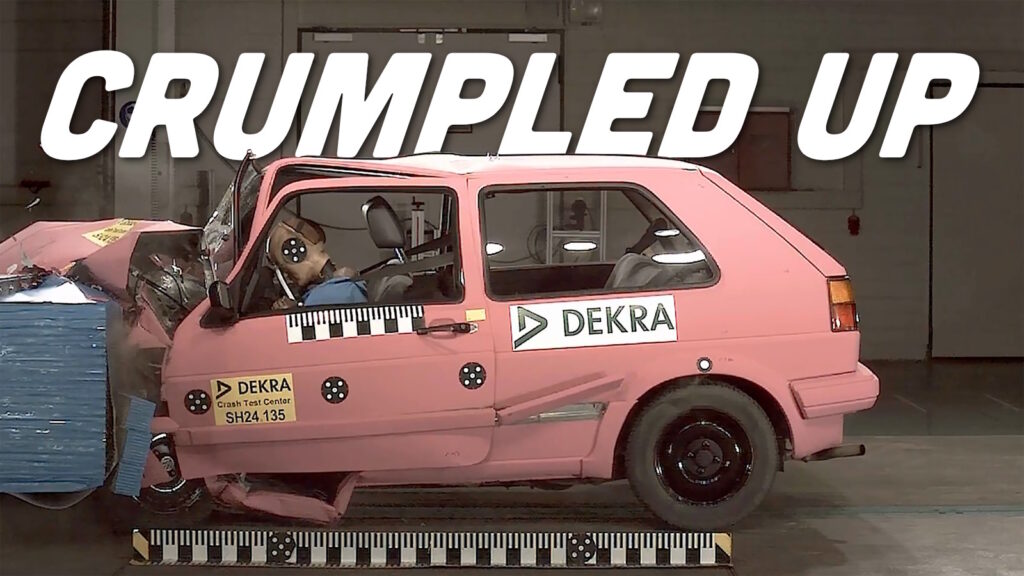 crash test auto antiguo