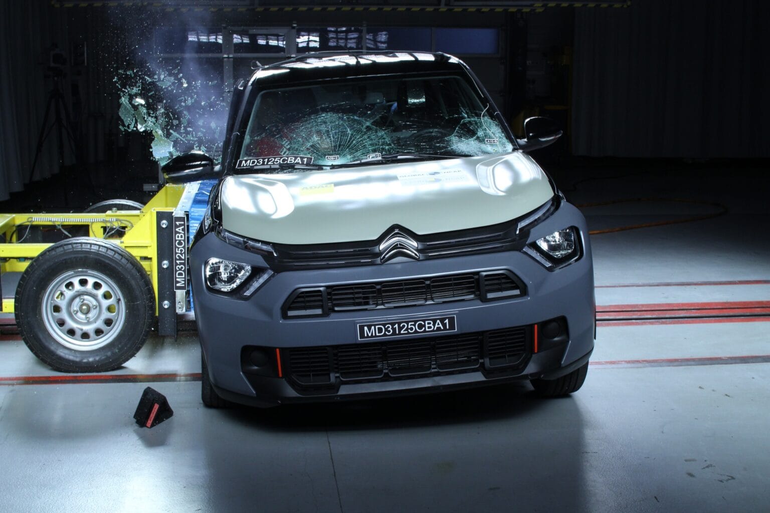 El Citröen Basalt no supera las minimas pruebas de seguridad de Latin Ncap basalt crash test latin ncap