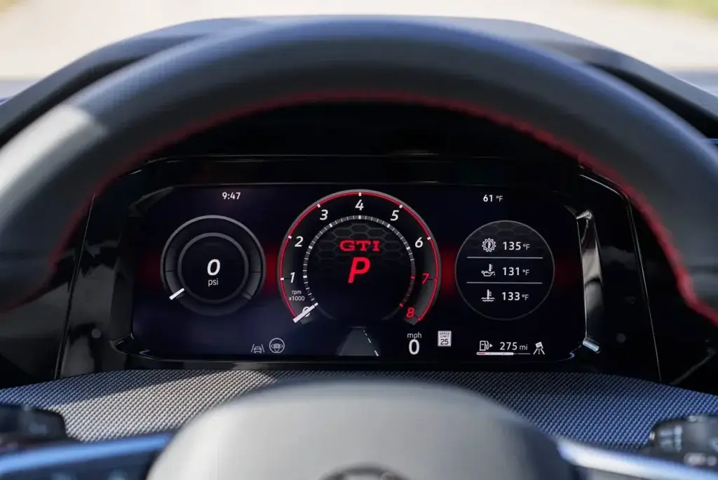 volkswagen golf gti 2026 tablero instrumentos
