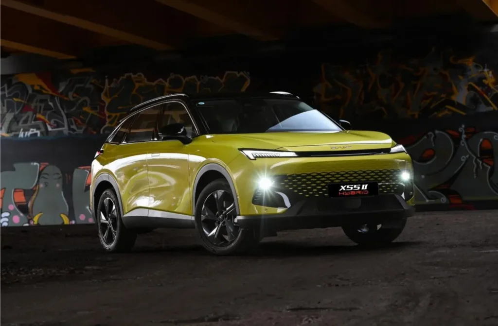 baic x55II hibrida vista lateral