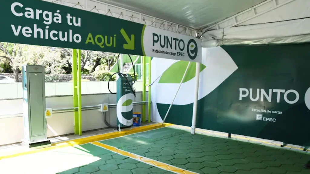 cargador publico de autos electrico en cordoba epec