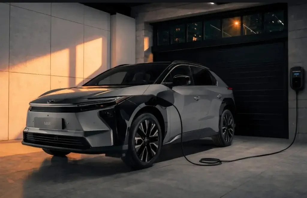 toyota bz4x con cargador domiciliario