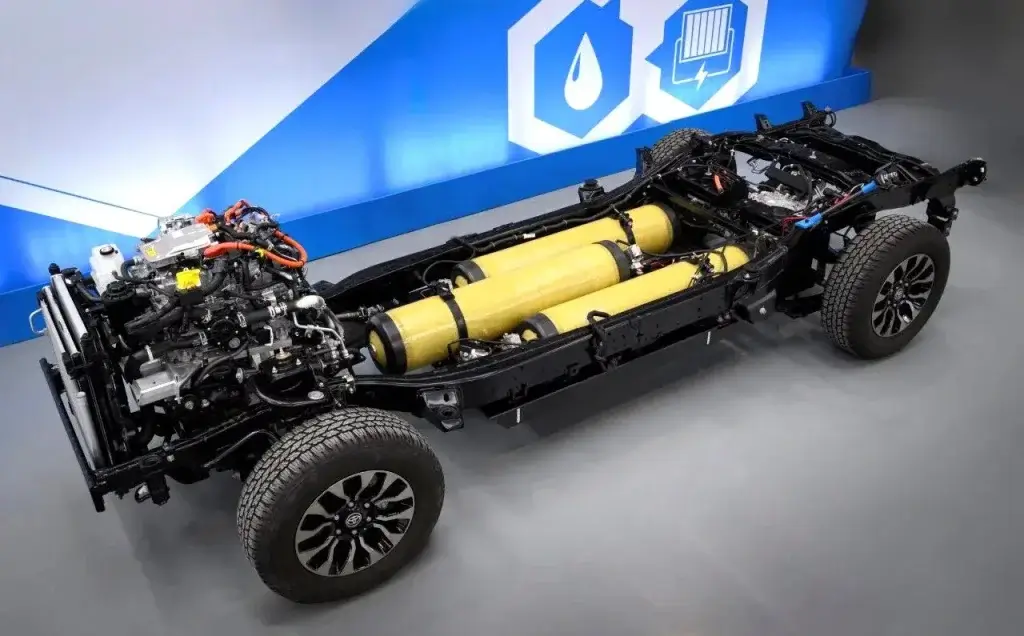 toyota hilux fcev a hidrogeno como funciona