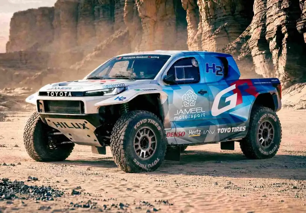 hilux hidrogeno fcev dakar 2027